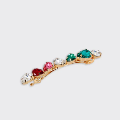 Jewelled Teardrop Hair Slide