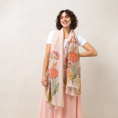 Pop Flowers Scarf