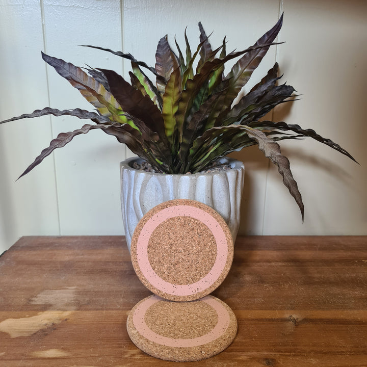 Earth Cork Coasters