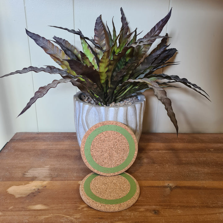 Earth Cork Coasters