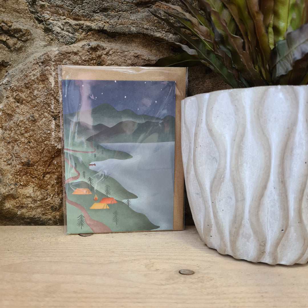 Sleeping Under The Stars Card