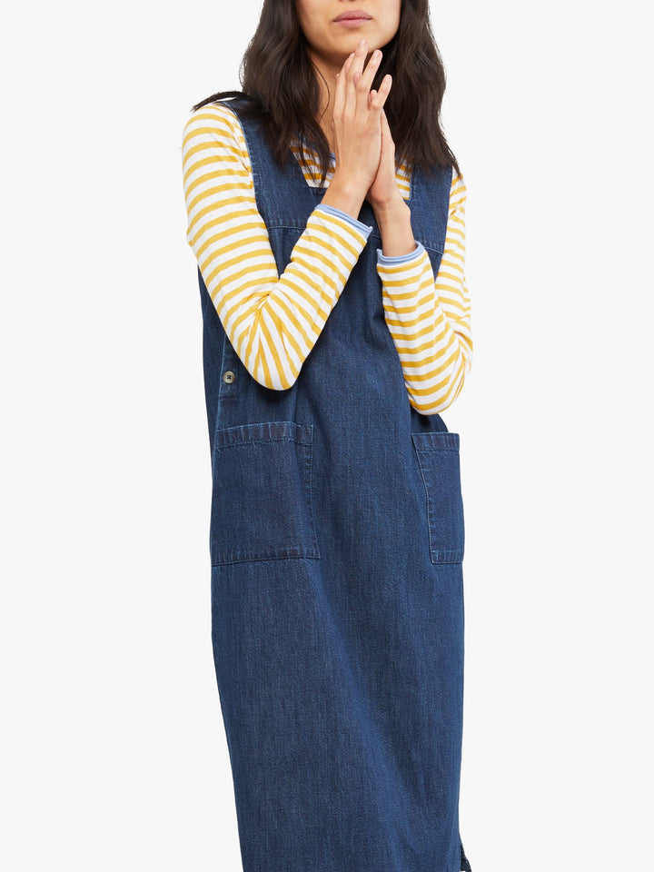 Moonshine Denim Pinafore Dress