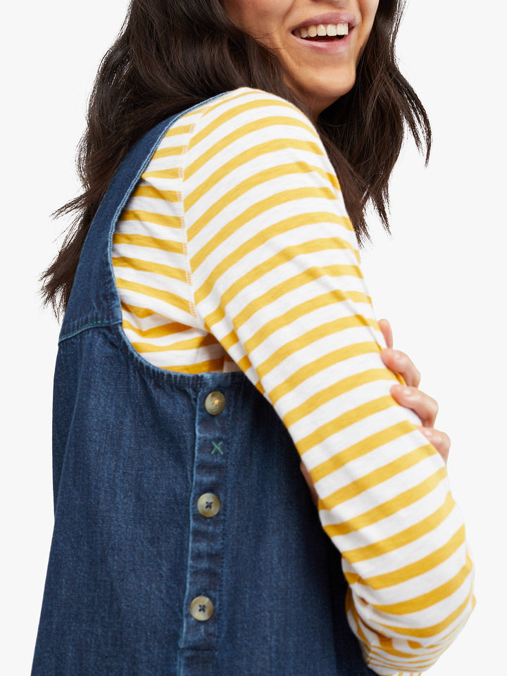 Moonshine Denim Pinafore Dress