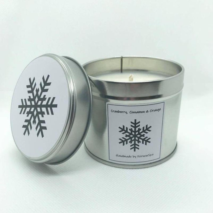 Cranberry Cinnamon and Orange Candle Tin