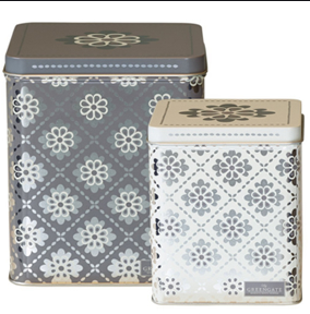 Greengate set of 2 Oona Tins