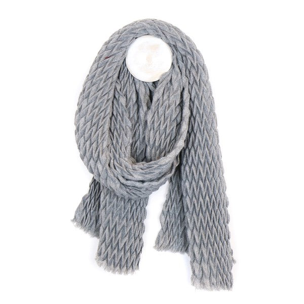 Diamond Crinkle Soft Scarf