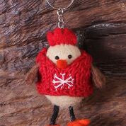 Mrs Funky Chicken Keyring