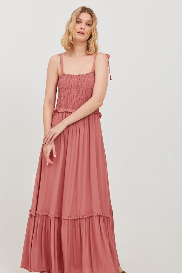 Henka Smock Dress - Canyon Rose