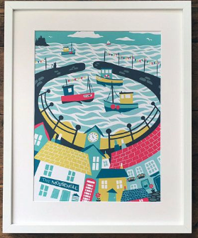 Mousehole Harbour Print