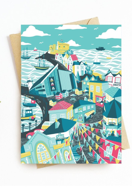 Falmouth Greetings Card