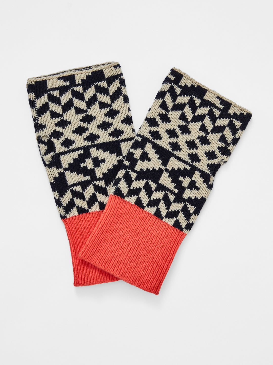 Geometric Fairisle Gloves