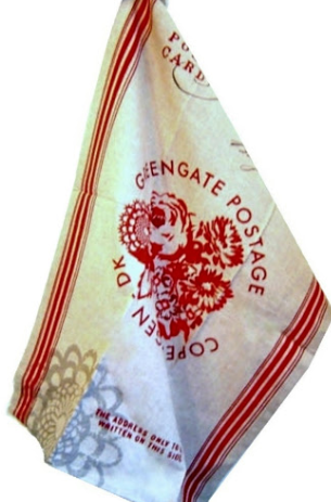 Vintage Postage Tea Towel