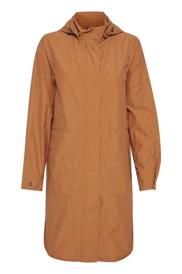 Auro Parka Coat in Almond
