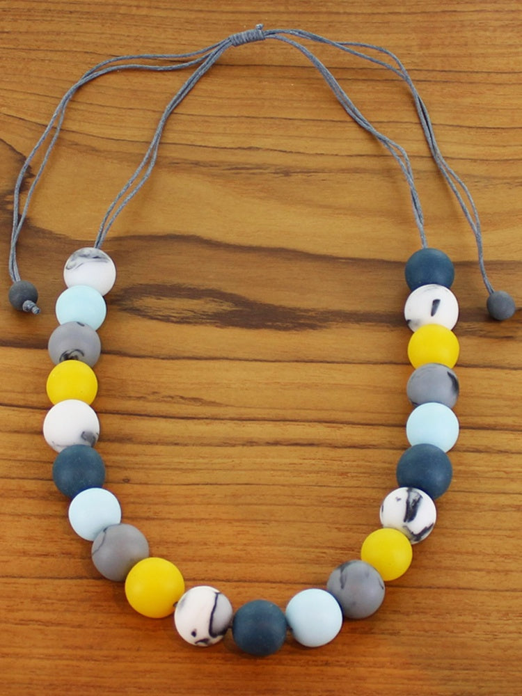 Resin Ball Necklace