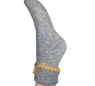 Small Dotty Cuff Socks
