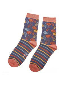 Bamboo Socks - Climbing Floral