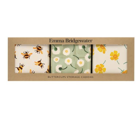Buttercup Set of 3 Square Caddies