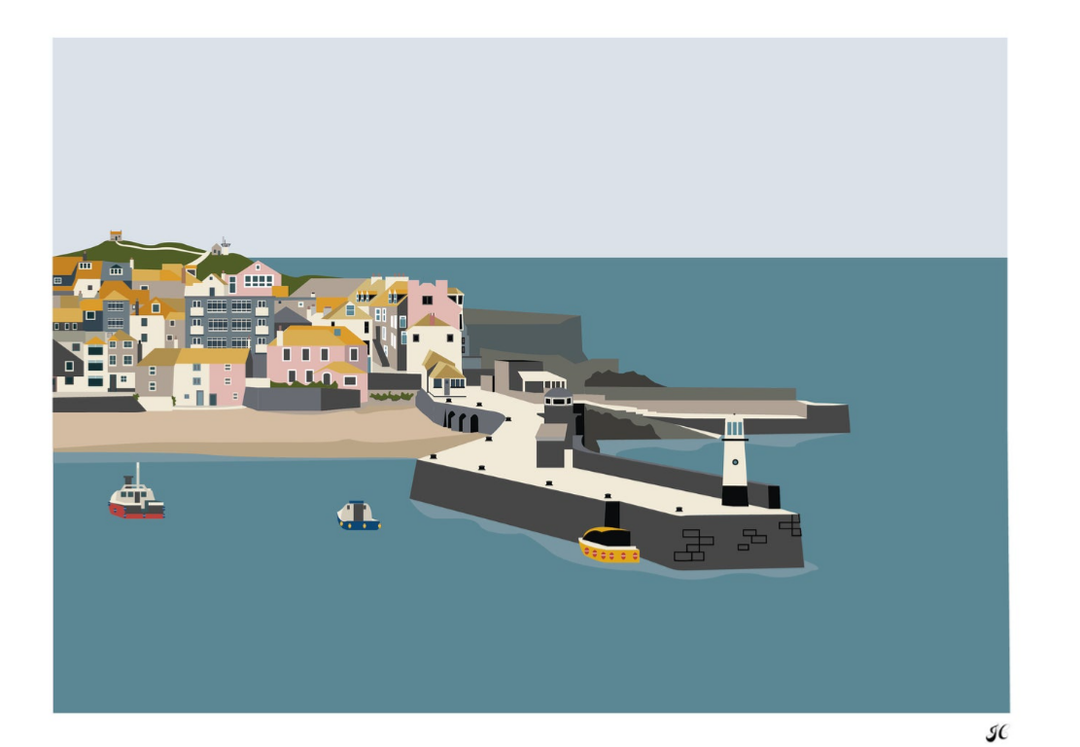 Jake Tyler - St Ives Harbour Card