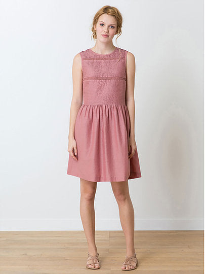 Hobara Dress - Dusty Pink