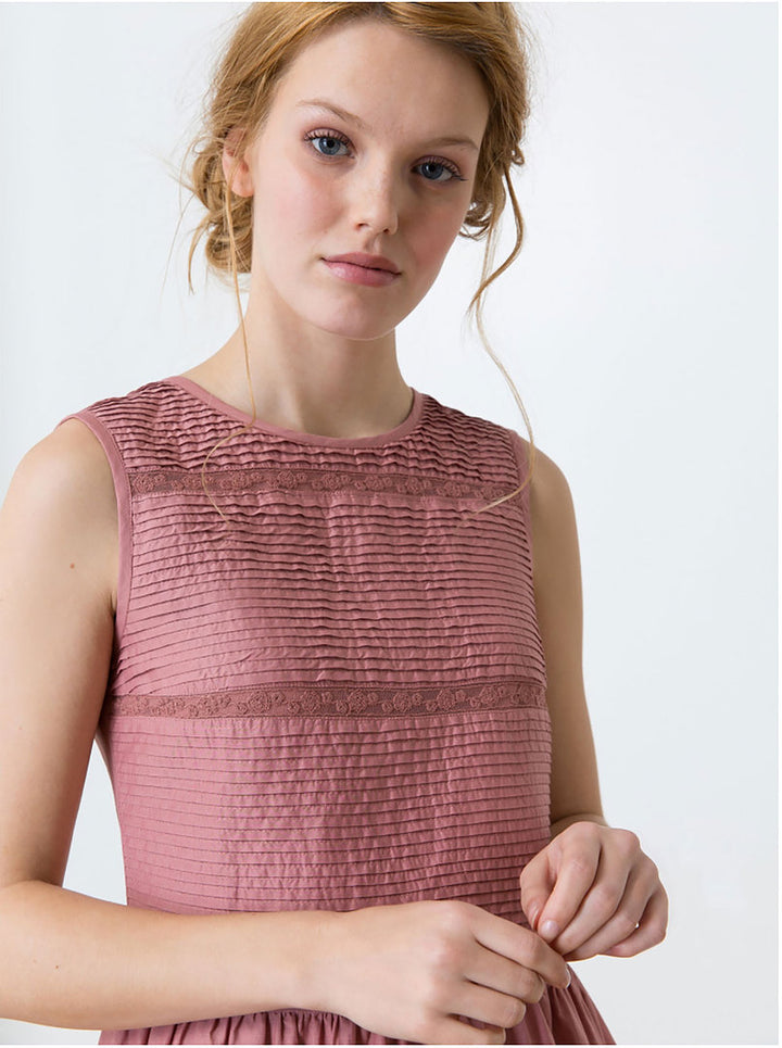 Hobara Dress - Dusty Pink