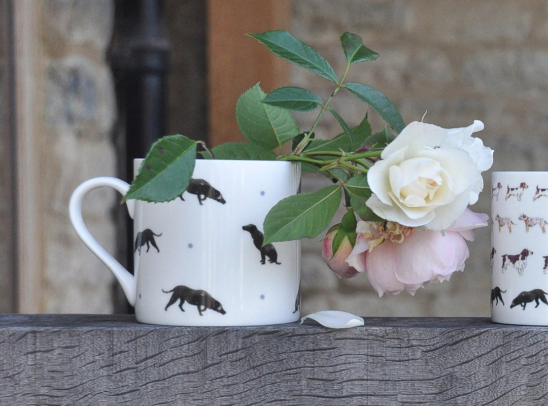 'Sit' Black Labrador Dog Mug