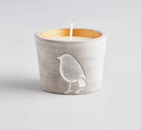 Winter Woodland Candle Pot