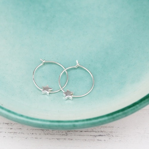 Silver Hoop Earrings