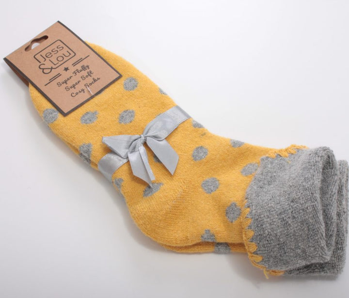 Polka Dot Wool Socks - Jess and Lou