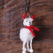 Alice the Alpaca Keyring