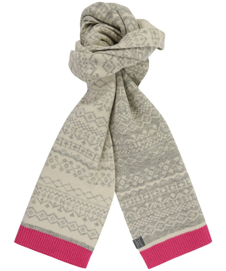 Elsa Wool fairisle Knitted Scarf