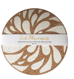 Cork Mat Placemat Sets by Liga - S/4
