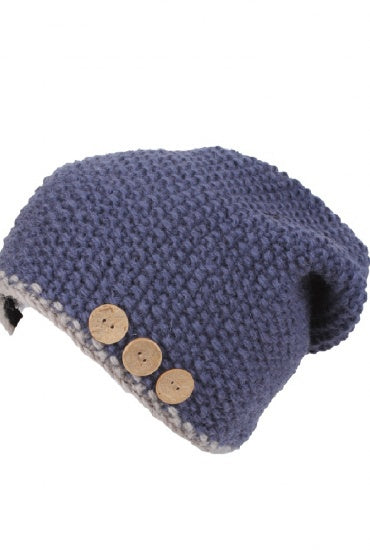 Morzine Slouch Hat - Denim Blue
