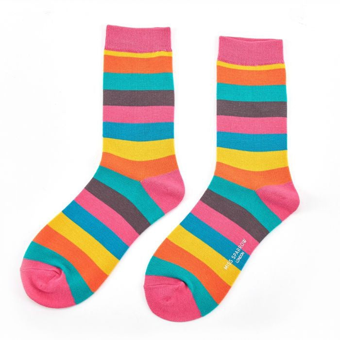 Thick Stripes Socks - Size 4-7