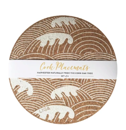 Cork Mat Placemat Sets by Liga - S/4