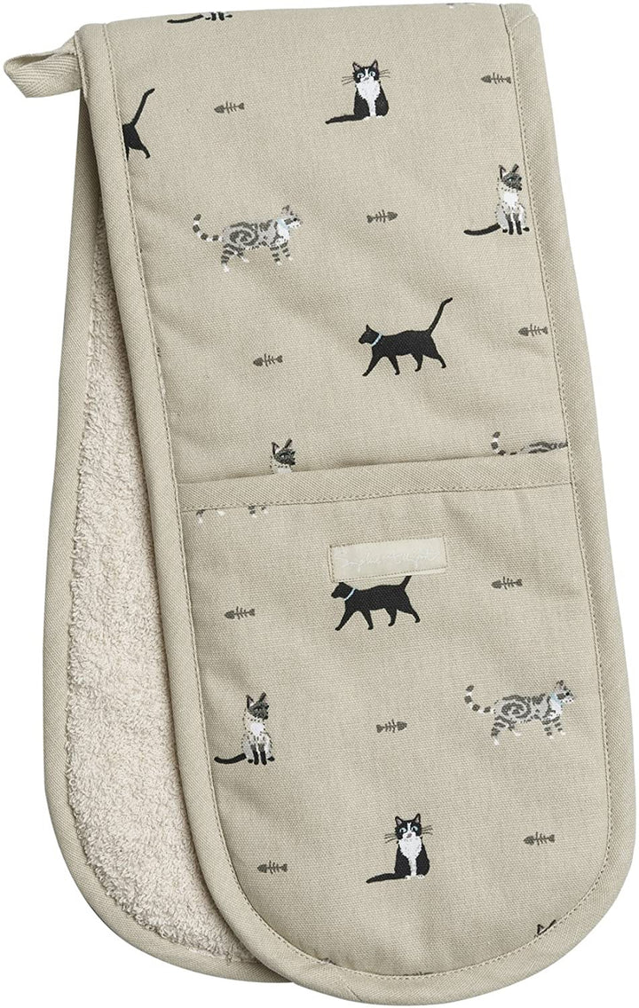 Double Oven Gloves - Cats