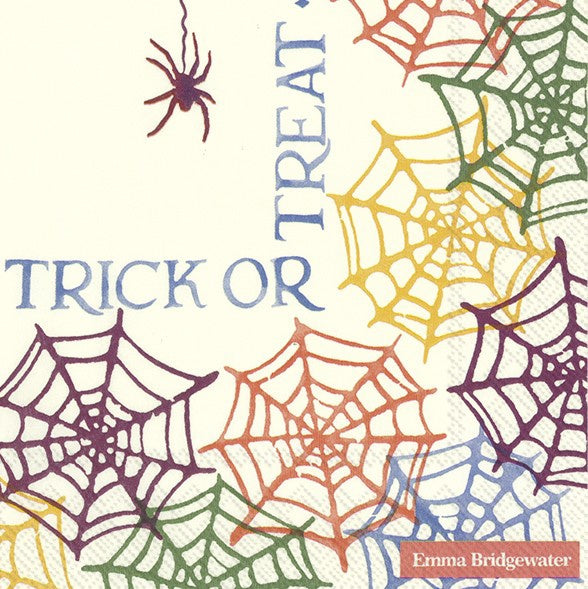 Emma Bridgewater Cobwebs Trick or Treat Napkins