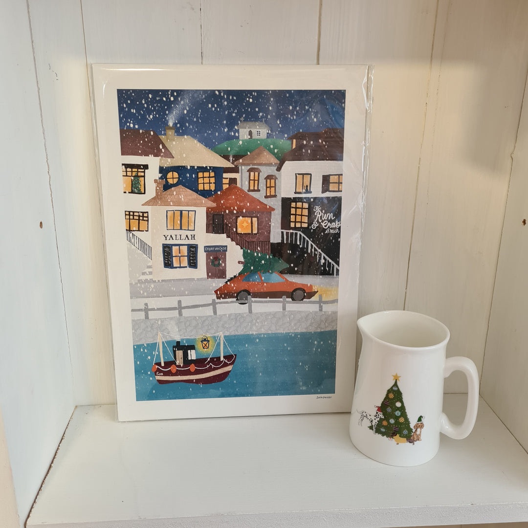 December in St Ives A4 Print