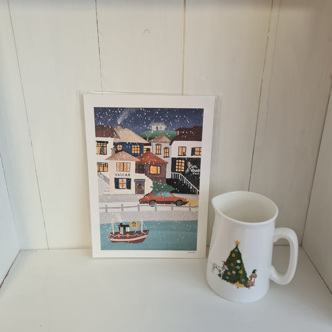 December in St Ives A5 Print