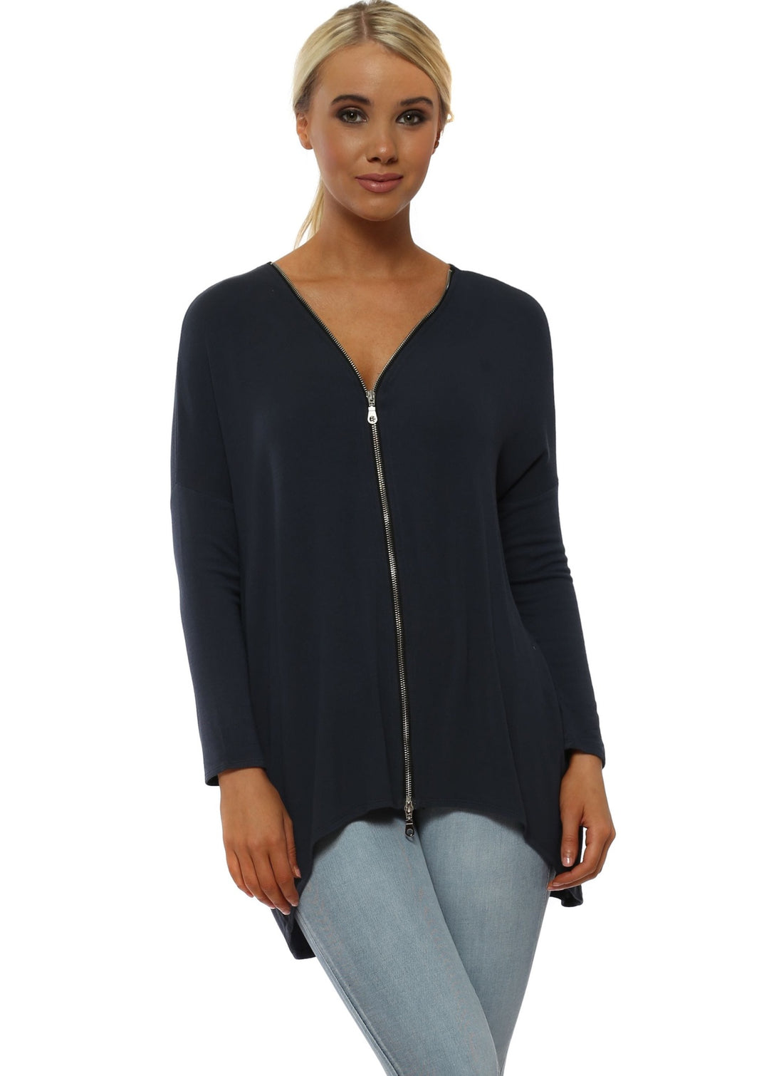 Flick Top in Charcoal