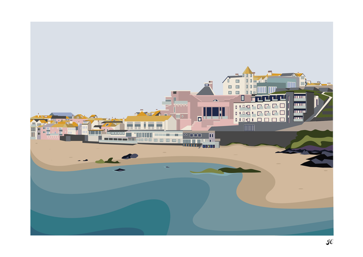 Jake Tyler - Porthmeor, St Ives  Card