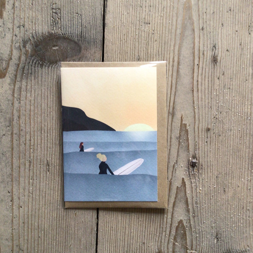 Sunrise Surfers Card