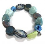 Ceramic Statement Bead Bracelet