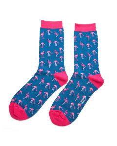 Wild Flamingo Socks - Size 4-7
