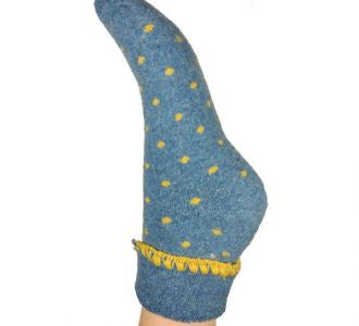 Small Dotty Cuff Socks