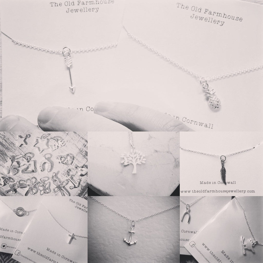 Sterling Silver Charm Necklace