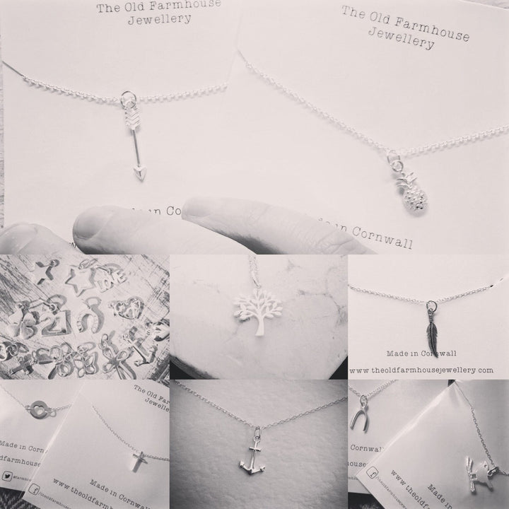Sterling Silver Charm Necklace