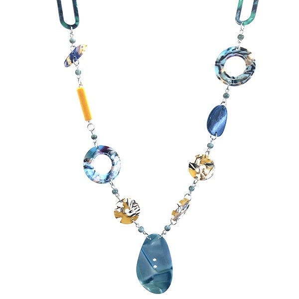 Asymmetrical Bead Necklace