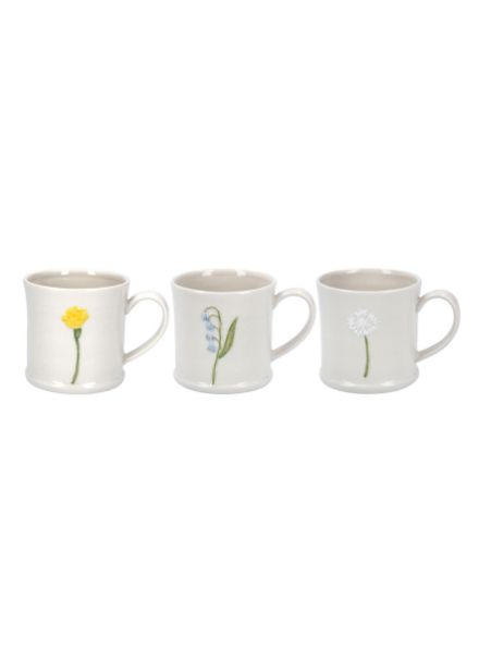 Ceramic Mini Floral Mug