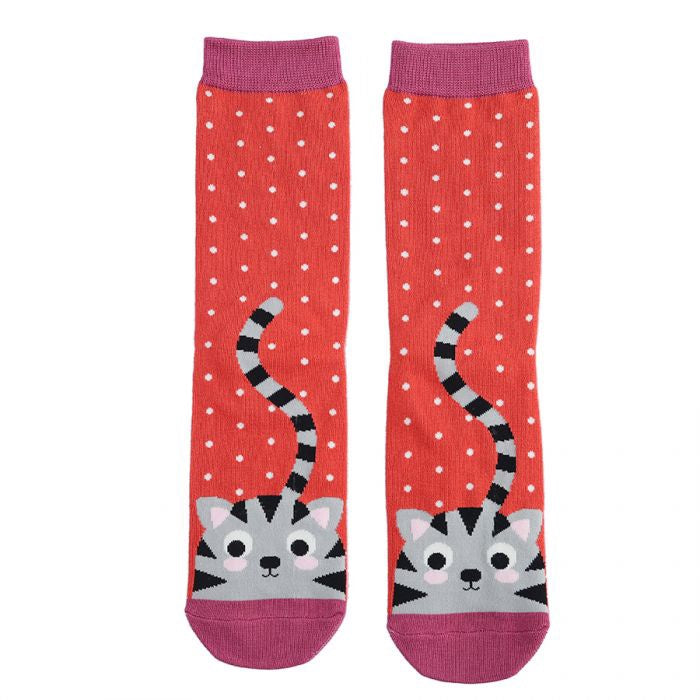 Kitty and Spots Socks