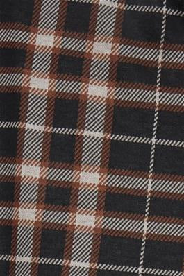 Ribanna Checked Black, Cream and Brown Leggings